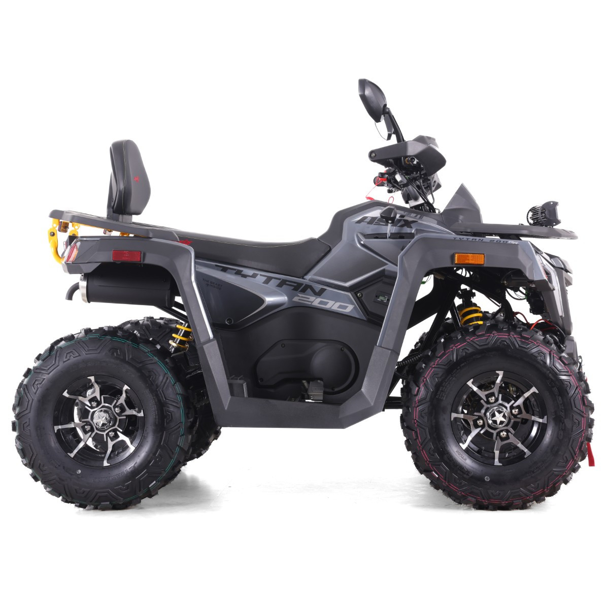 ATV Asix Tytan 350cc, roti 12 inch, 2+1 viteze, 4x4,jante aluminiu,culoare gri , inregistrabil T3B [1]