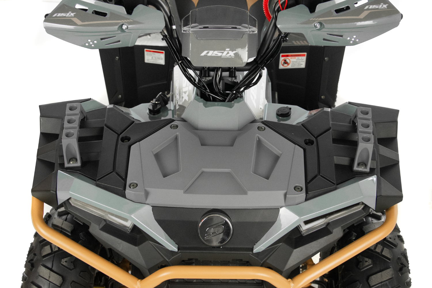 Atv copii Asix Grizzly 125cc, roti 8 inch, 1+1 viteze, culoare bleumarin-verde [17]