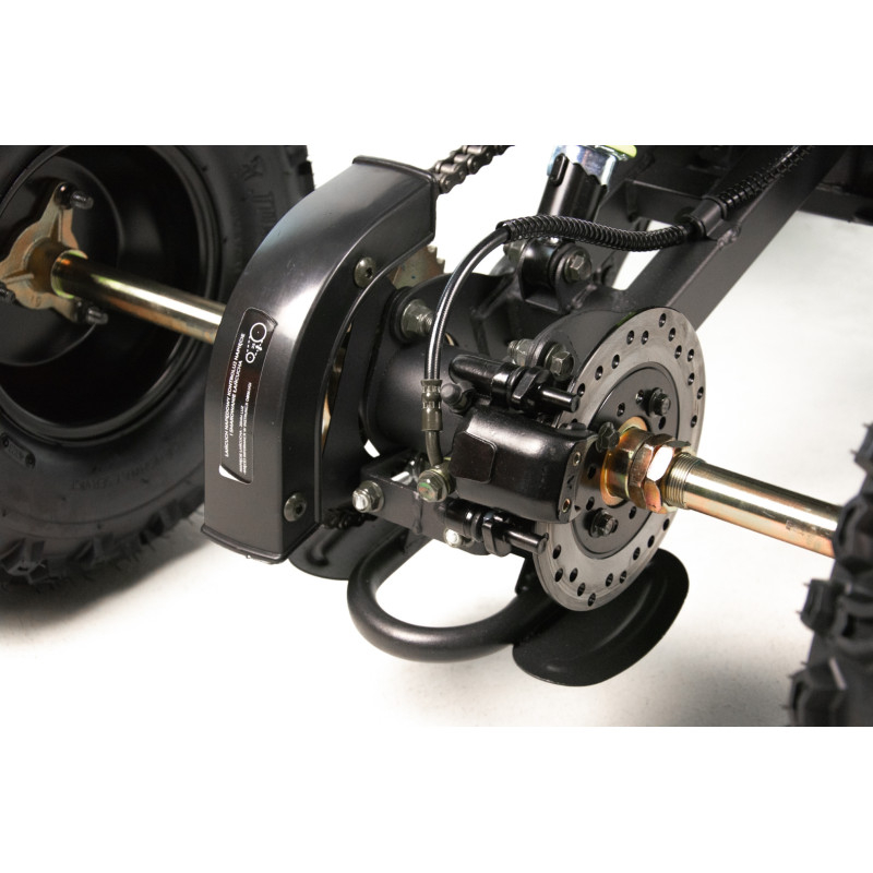 Atv copii XTR 006 Phyton, roti 7 inch, 110cc, 4 timpi, 1+1, pornire electrica, culoare negru/albastru [7]