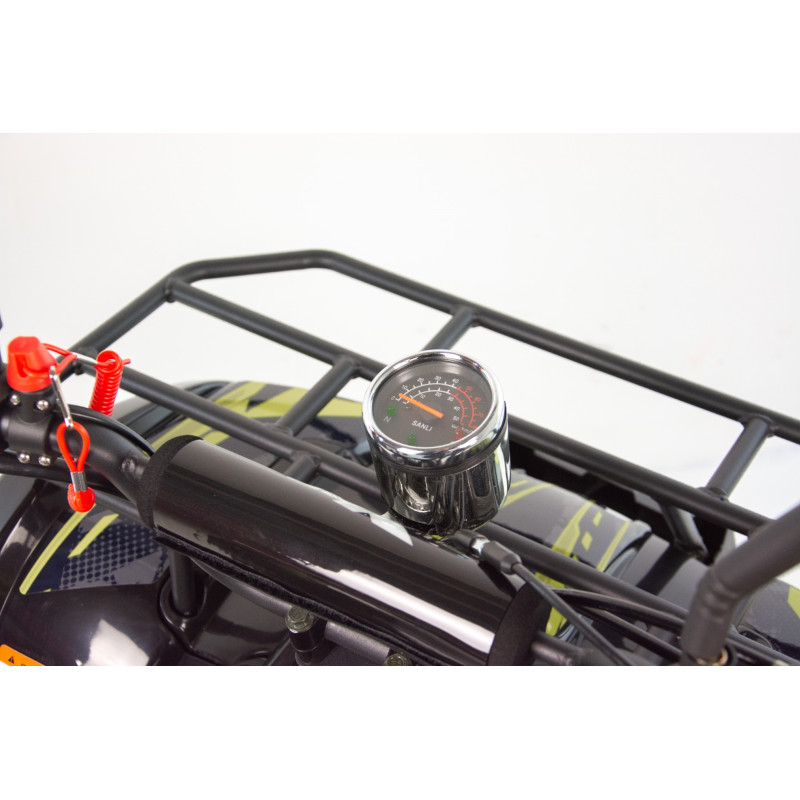 Atv copii XTR 006 Phyton, roti 7 inch, 110cc, 4 timpi, 1+1, pornire electrica, culoare negru/albastru [11]