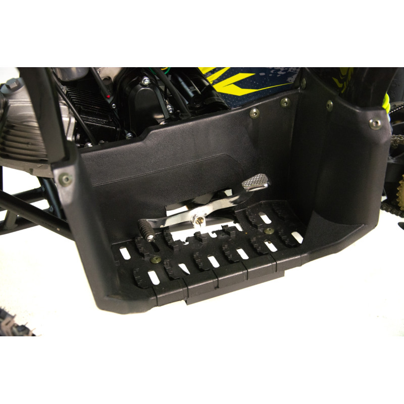 Atv copii XTR 006 Phyton, roti 7 inch, 110cc, 4 timpi, 1+1, pornire electrica, culoare negru/albastru [6]