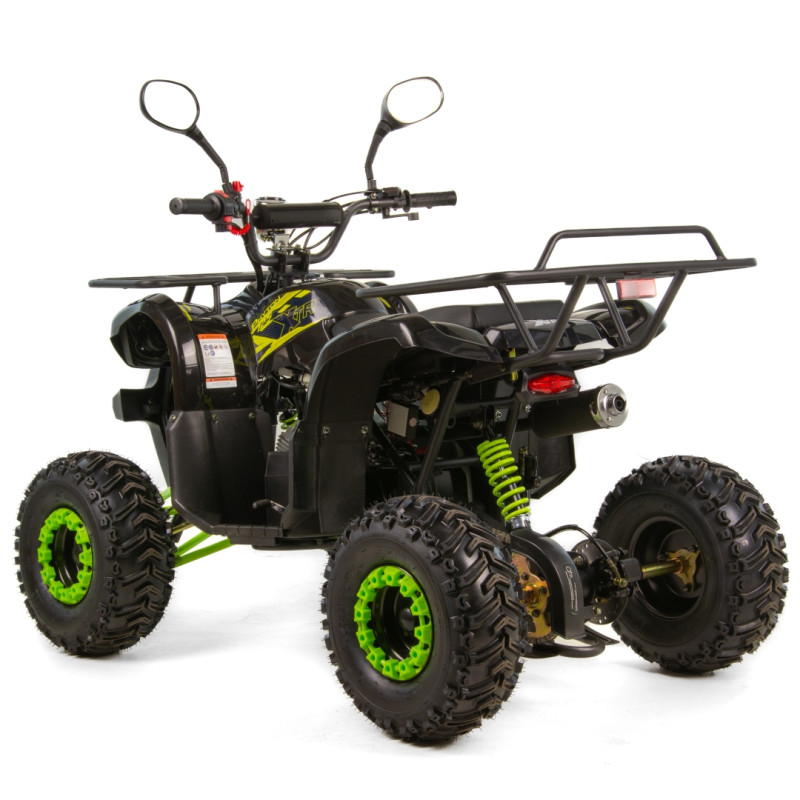 Atv copii XTR 006 Phyton, roti 7 inch, 125cc, 4 timpi, 1+1, pornire electrica, culoare negru/lime [2]
