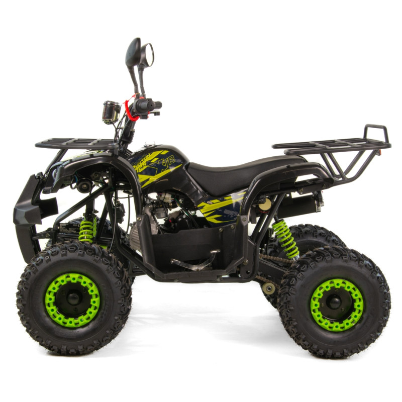 Atv copii XTR 006 Phyton, roti 7 inch, 125cc, 4 timpi, 1+1, pornire electrica, culoare negru/lime [1]