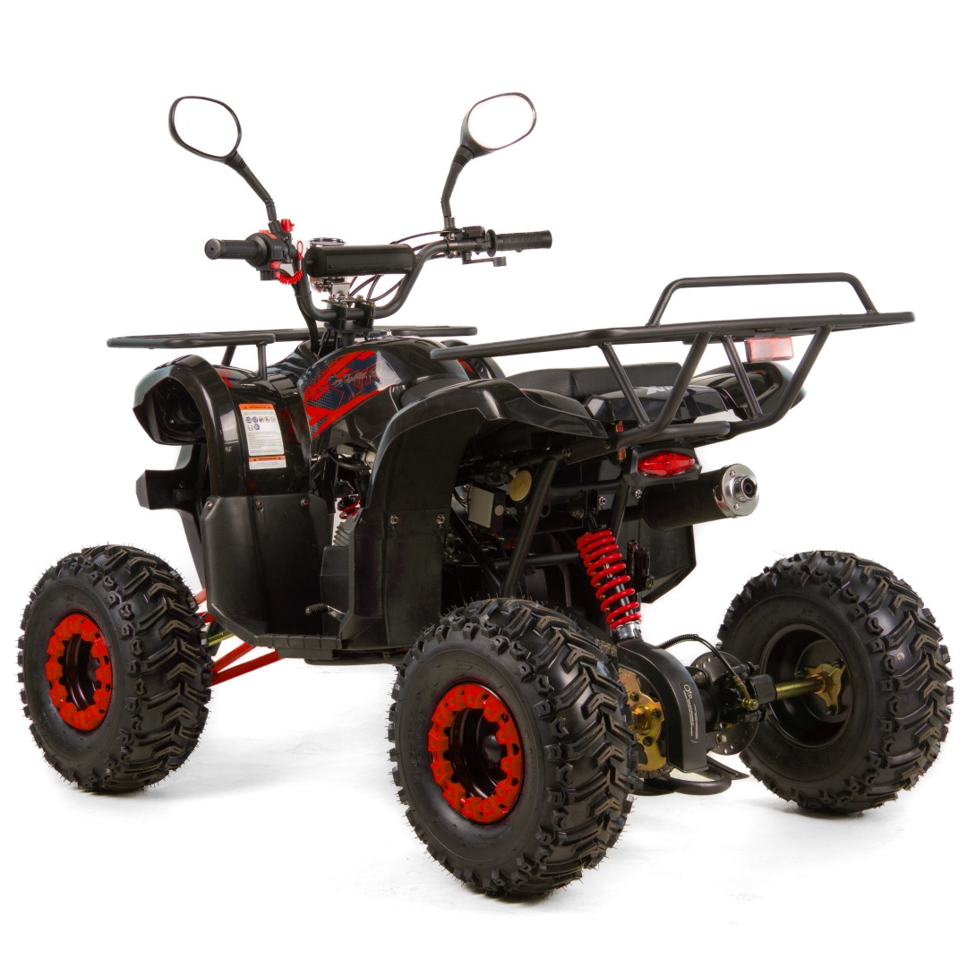 Atv copii XTR 006 Phyton, roti 7 inch, 125cc, 4 timpi, 1+1, pornire electrica, culoare negru/rosu [2]