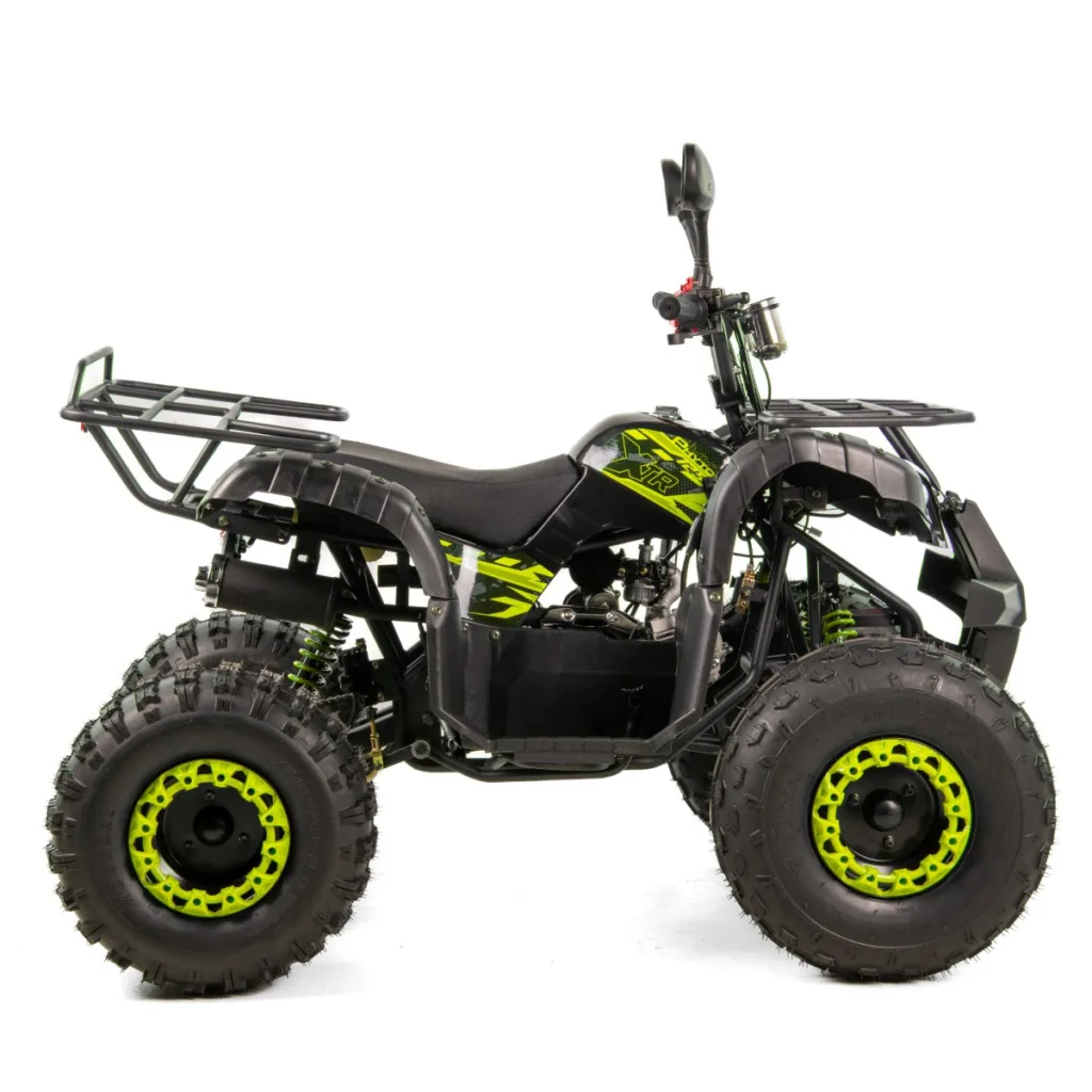 Atv copii XTR 006 Phyton, roti 8 inch, 110cc, 4 timpi, 1+1, pornire electrica, culoare gri/lime [1]