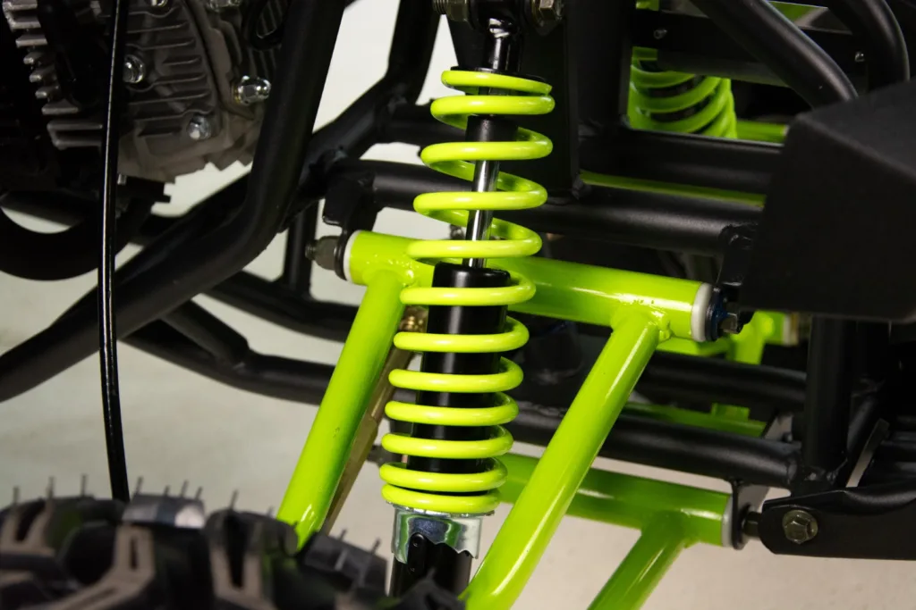 Atv copii XTR 006 Phyton, roti 8 inch, 110cc, 4 timpi, 1+1, pornire electrica, culoare gri/lime [11]