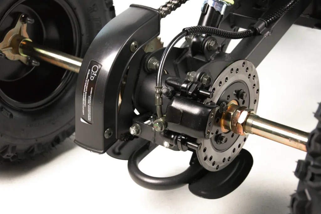 Atv copii XTR 006 Phyton, roti 8 inch, 110cc, 4 timpi, 1+1, pornire electrica, culoare gri/lime [10]