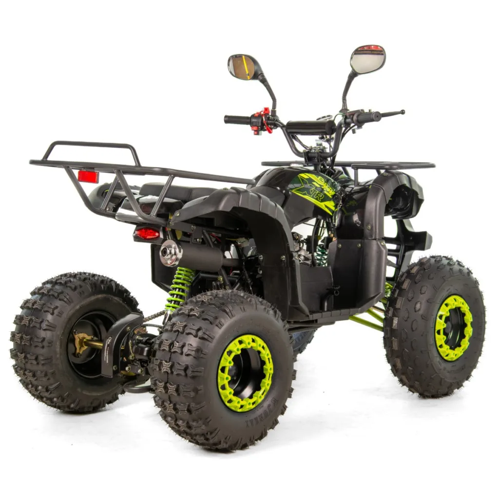Atv copii XTR 006 Phyton, roti 8 inch, 110cc, 4 timpi, 1+1, pornire electrica, culoare gri/lime [5]
