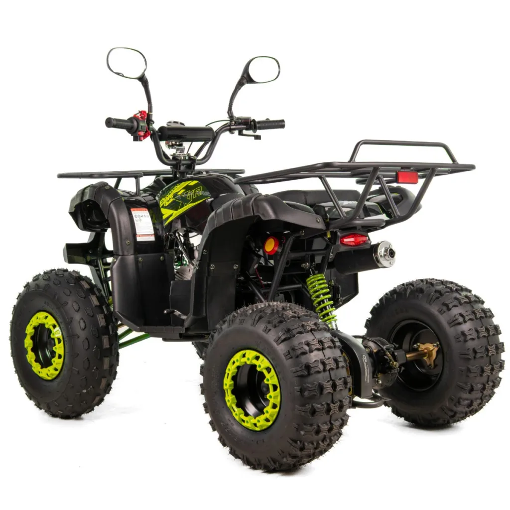 Atv copii XTR 006 Phyton, roti 8 inch, 110cc, 4 timpi, 1+1, pornire electrica, culoare gri/lime [4]