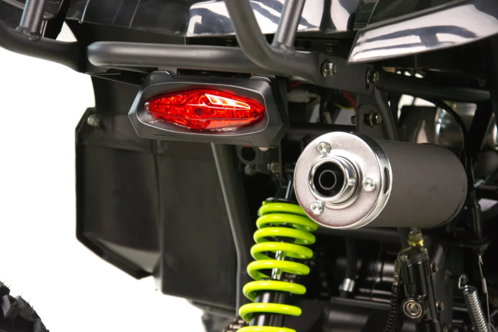 Atv copii XTR 006 Phyton, roti 8 inch, 110cc, 4 timpi, 1+1, pornire electrica, culoare gri/lime [7]