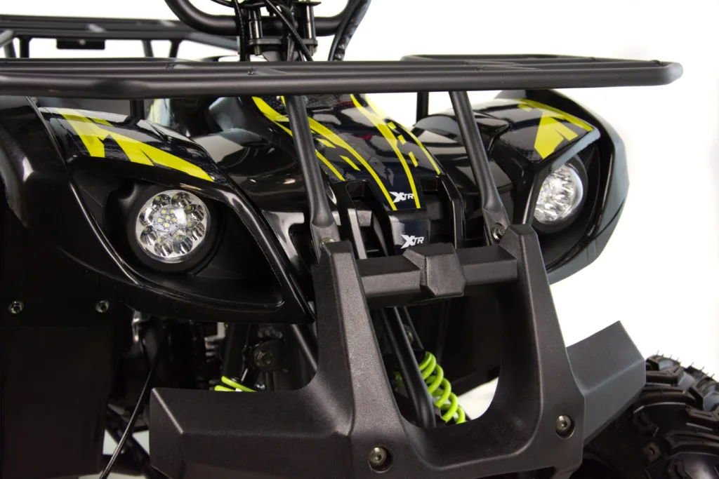 Atv copii XTR 006 Phyton, roti 8 inch, 110cc, 4 timpi, 1+1, pornire electrica, culoare gri/lime [12]