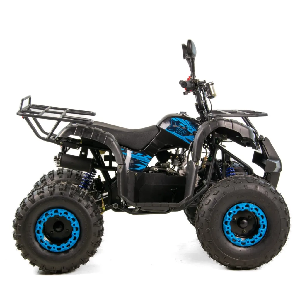 Atv copii XTR 006 Phyton, roti 8 inch, 110cc, 4 timpi, 1+1, pornire electrica, culoare negru/albastru [1]
