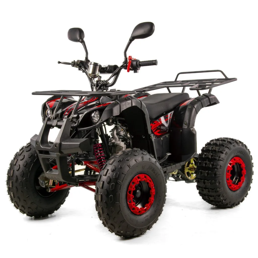 Atv copii XTR 006 Phyton, roti 8 inch, 110cc, 4 timpi, 1+1, pornire electrica, culoare negru/rosu [2]