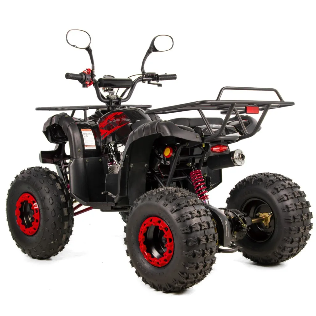 Atv copii XTR 006 Phyton, roti 8 inch, 110cc, 4 timpi, 1+1, pornire electrica, culoare negru/rosu [4]