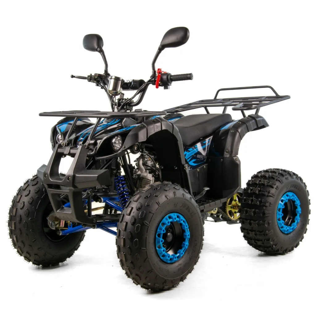 Atv copii XTR 006 Phyton, roti 8 inch, 110cc, 4 timpi, 3+1, pornire electrica, culoare negru/albastru [2]