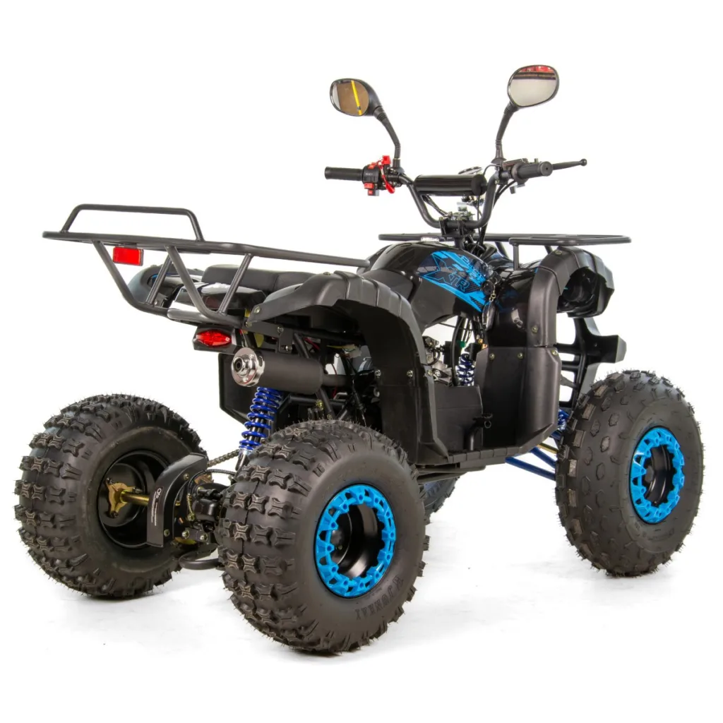 Atv copii XTR 006 Phyton, roti 8 inch, 110cc, 4 timpi, 3+1, pornire electrica, culoare negru/albastru [5]