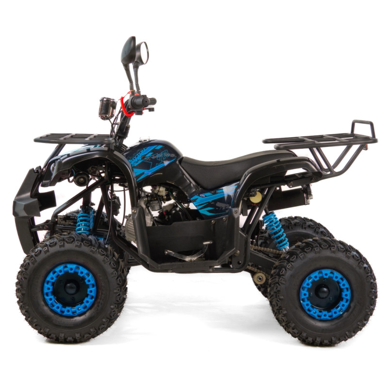 Atv copii XTR 006 Phyton, roti 7 inch, 125cc, 4 timpi, 1+1, pornire electrica, culoare negru/albastru [1]