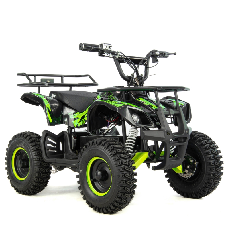Atv electric copii XTR E-M7 800W, culoare negru/lime [5]