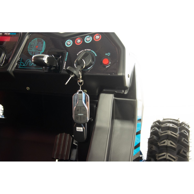 Mini E-UTV XTR, electric 1000W, culoare negru/verde [6]