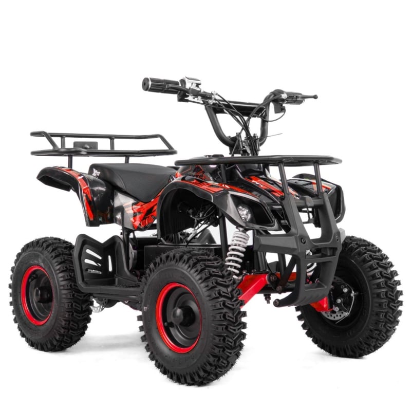 Atv electric copii XTR E-M7 1000W, culoare negru/rosu [5]