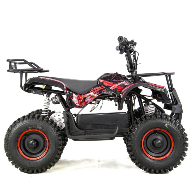 Atv electric copii XTR E-M7 1000W, culoare negru/rosu [4]