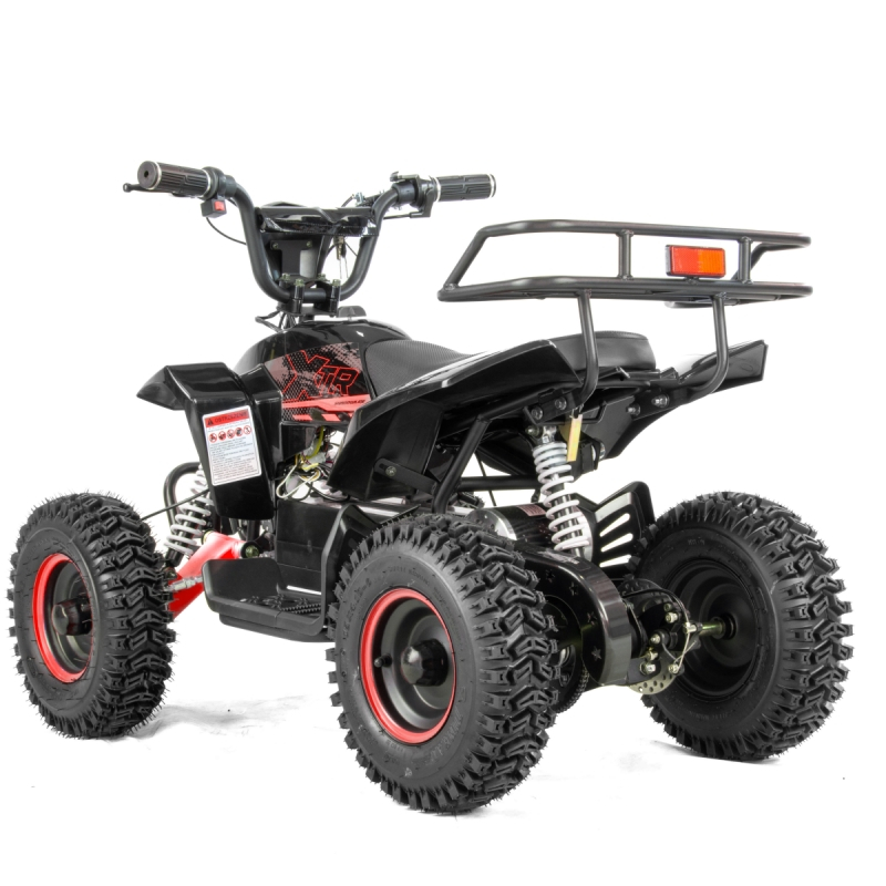 Atv electric copii XTR E-M8 1000W, culoare negru/rosu [2]