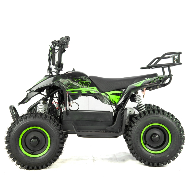 Atv electric copii XTR E-M8 1000W, culoare negru/verde [1]