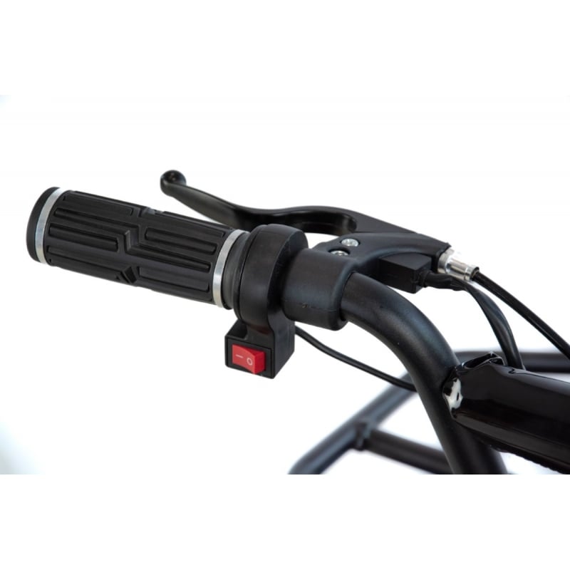 Atv electric copii XTR E-M9 1000W, culoare negru/albastru [10]