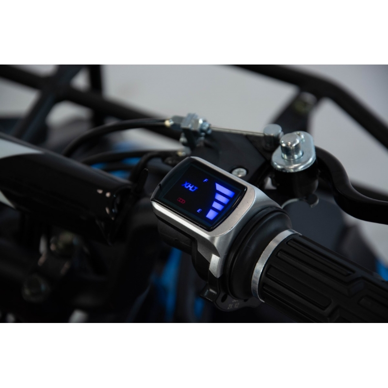 Atv electric copii XTR E-M9 1000W, culoare negru/albastru [9]