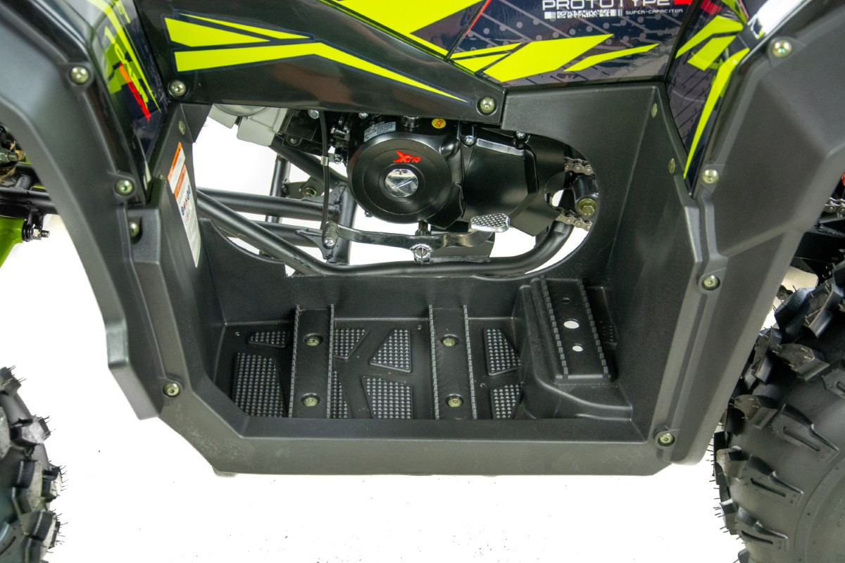 ATV XTR Pro Farmer 019 X1, 150cc, roti 8", 3+1 viteze, jante din aluminiu, negru-lime [21]