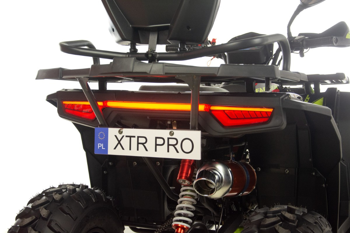 ATV XTR Pro Farmer 019 X1, 150cc, roti 8", 3+1 viteze, jante din aluminiu, negru-lime [11]
