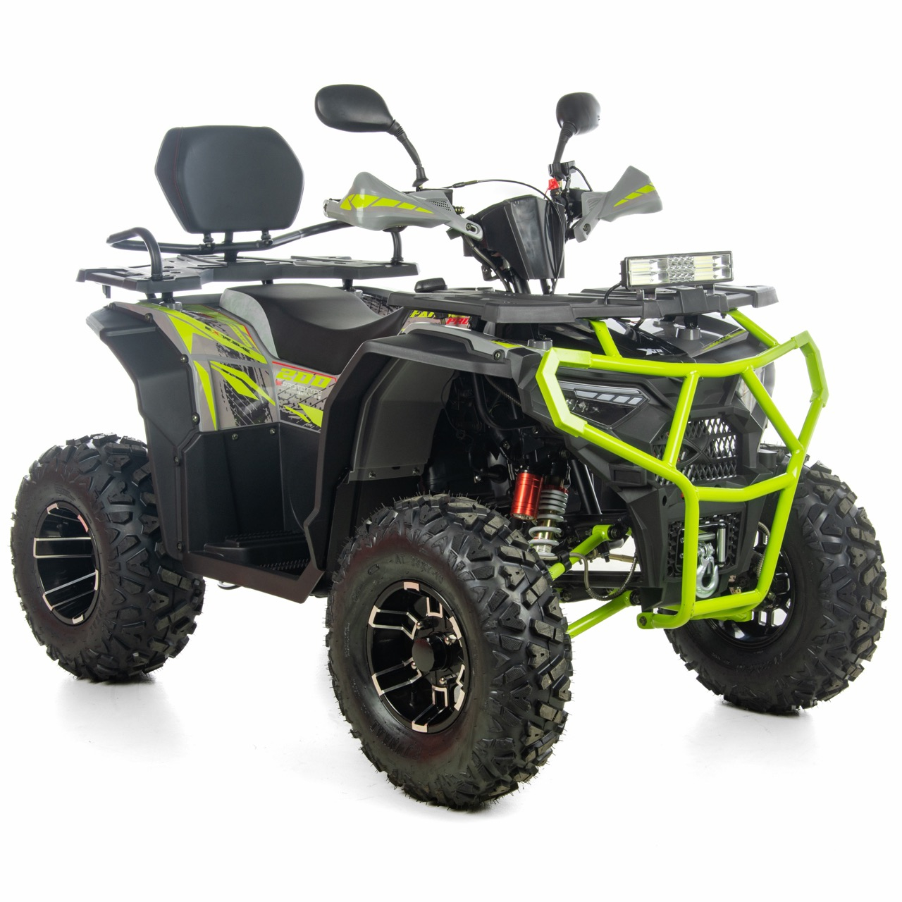 ATV XTR Pro Farmer X1 019, roti 10 inch, 200cc, 1+1 viteze, jante de aluminu, culoare gri/verde [4]