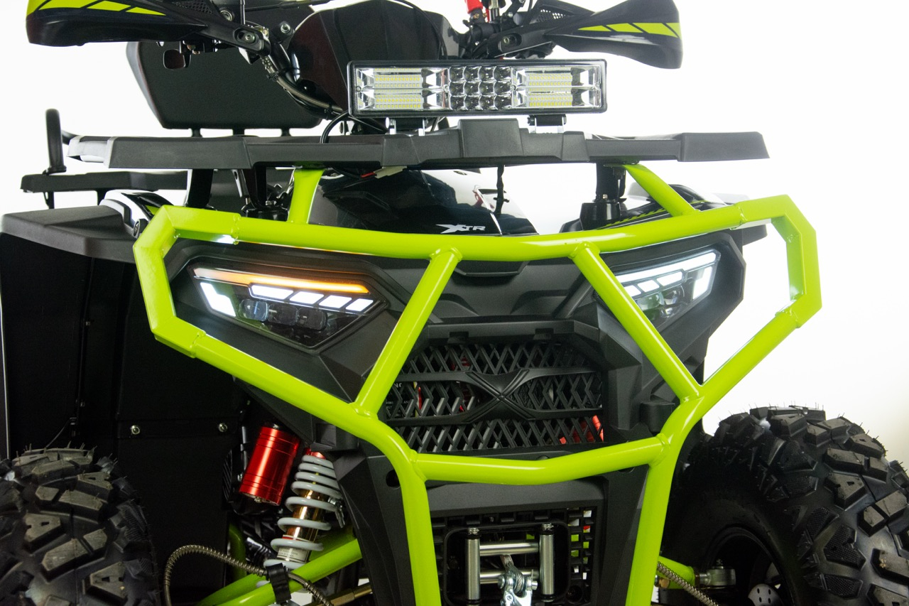 ATV XTR Pro Farmer X1 019, roti 10 inch, 200cc, 1+1 viteze, jante de aluminu, culoare negru/verde [12]