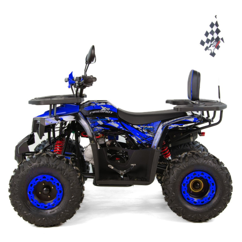 ATV XTR Pro FireShot 002, roti 8 inch, 125cc, 3+1 viteze, culoare negru/albastru [1]