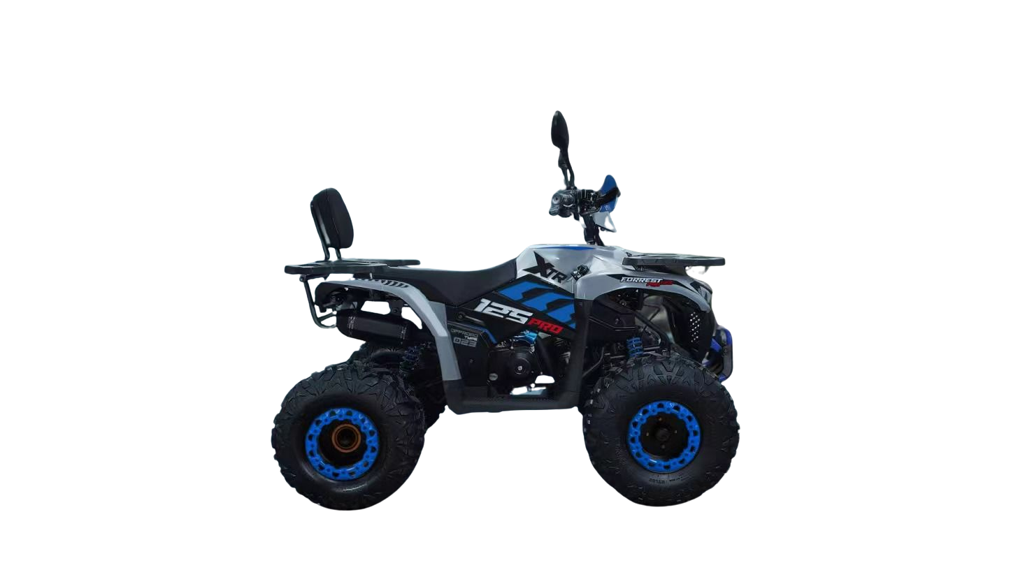 ATV XTR Pro Forest 125cc, 8 inch, Semi-Automat 1+1, Pornire Electrica, Gri-Albastru [1]