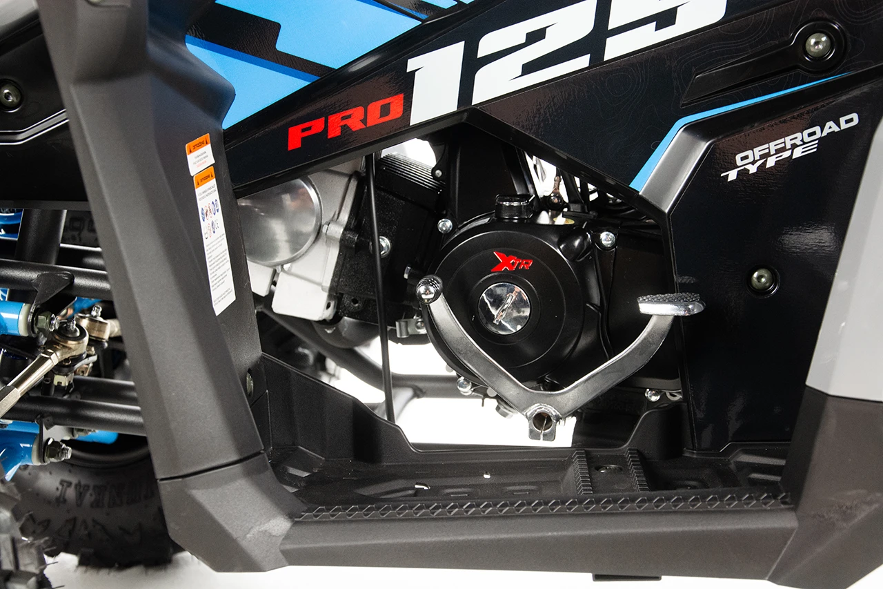 ATV XTR Pro Forest 125cc, 8 inch, Semi-Automat 3+1, Pornire Electrica, Gri-Albastru [25]