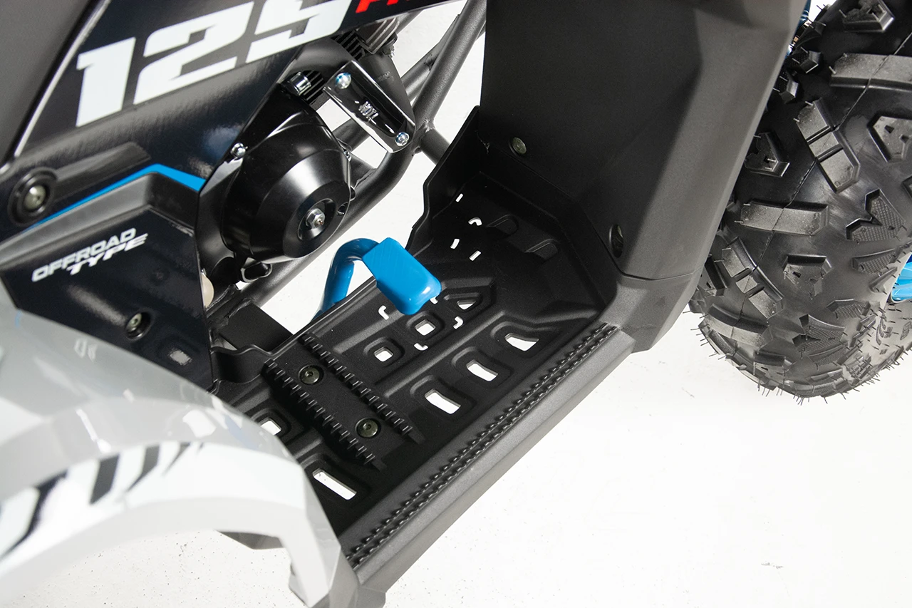 ATV XTR Pro Forest 125cc, 8 inch, Semi-Automat 3+1, Pornire Electrica, Gri-Albastru [21]