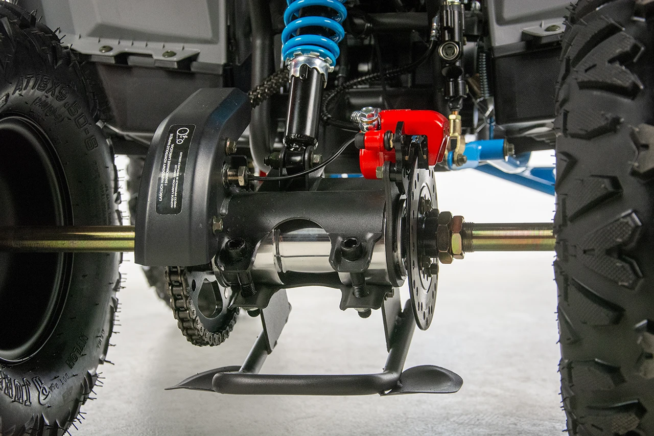 ATV XTR Pro Forest 125cc, 8 inch, Semi-Automat 3+1, Pornire Electrica, Gri-Albastru [16]