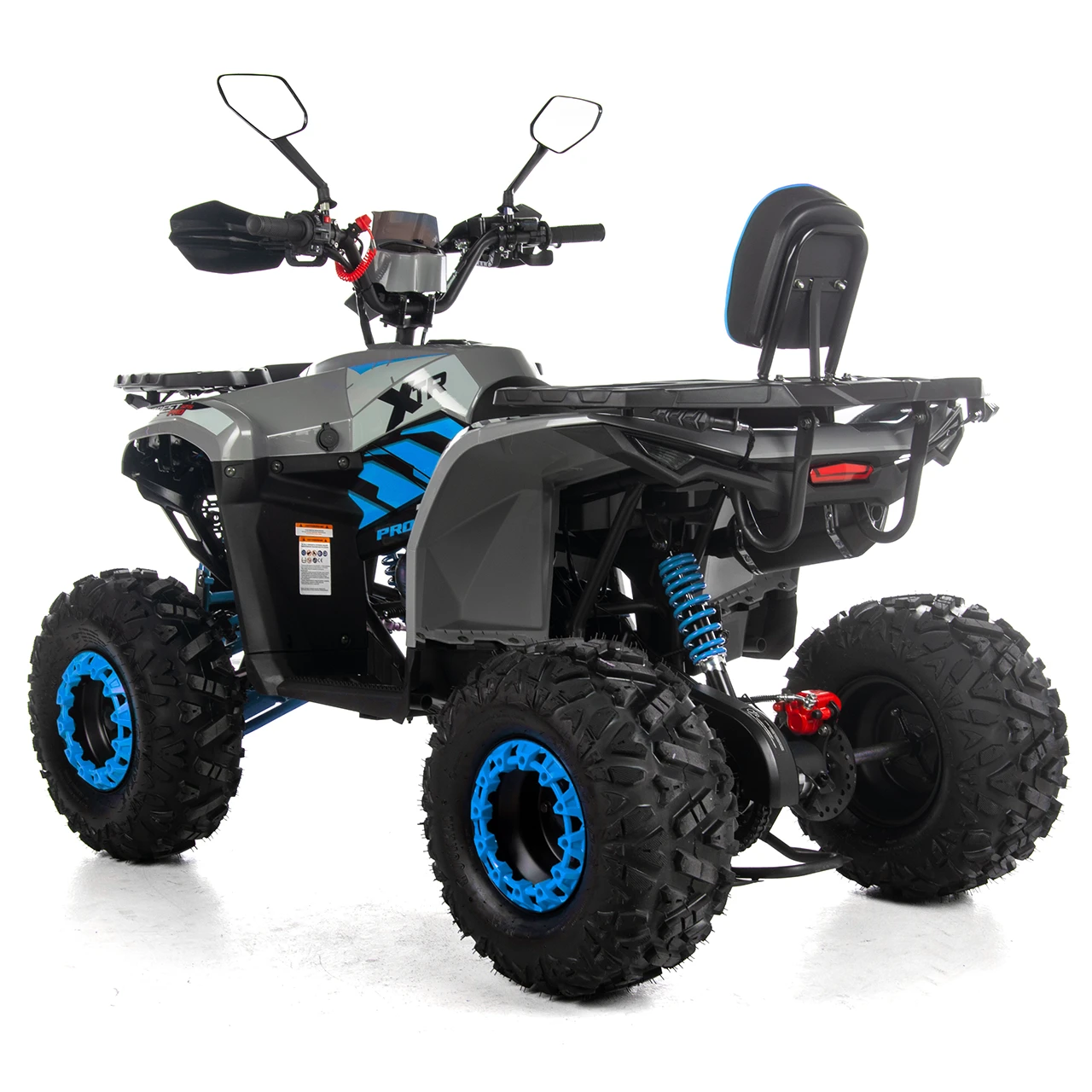 ATV XTR Pro Forest 125cc, 8 inch, Semi-Automat 3+1, Pornire Electrica, Gri-Albastru [3]