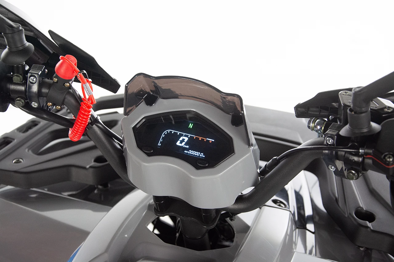ATV XTR Pro Forest 125cc, 8 inch, Semi-Automat 3+1, Pornire Electrica, Gri-Albastru [20]