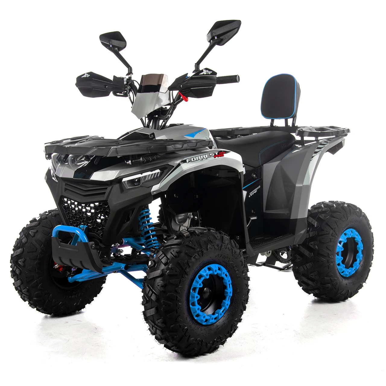 ATV XTR Pro Forest 125cc, 8 inch, Semi-Automat 3+1, Pornire Electrica, Gri-Albastru [5]
