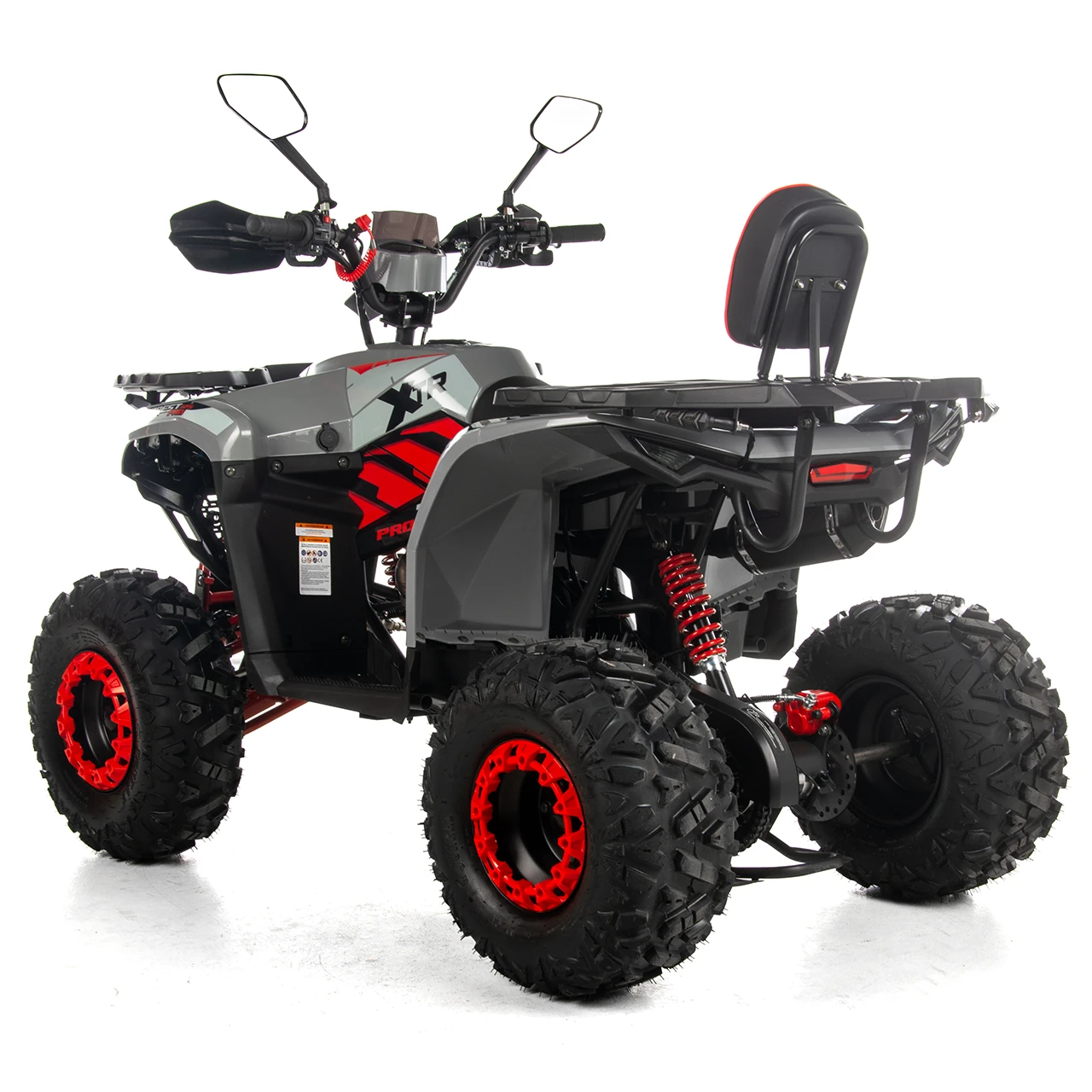 ATV XTR Pro Forest 125cc, 8 inch, Semi-Automat 3+1, Pornire Electrica, Gri-Rosu [1]