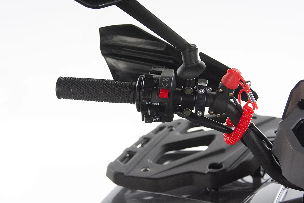 ATV XTR Pro Forest 125cc, 8 inch, Semi-Automat 3+1, Pornire Electrica, Gri-Rosu [18]