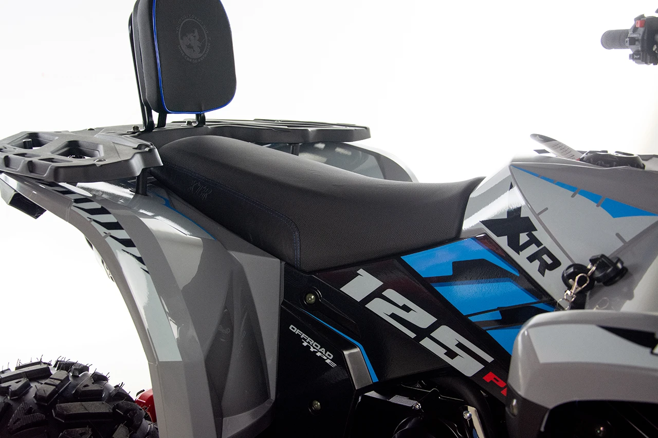 ATV XTR Pro Forest 125cc, 8 inch, Semi-Automat 3+1, Pornire Electrica, Gri-Rosu [7]