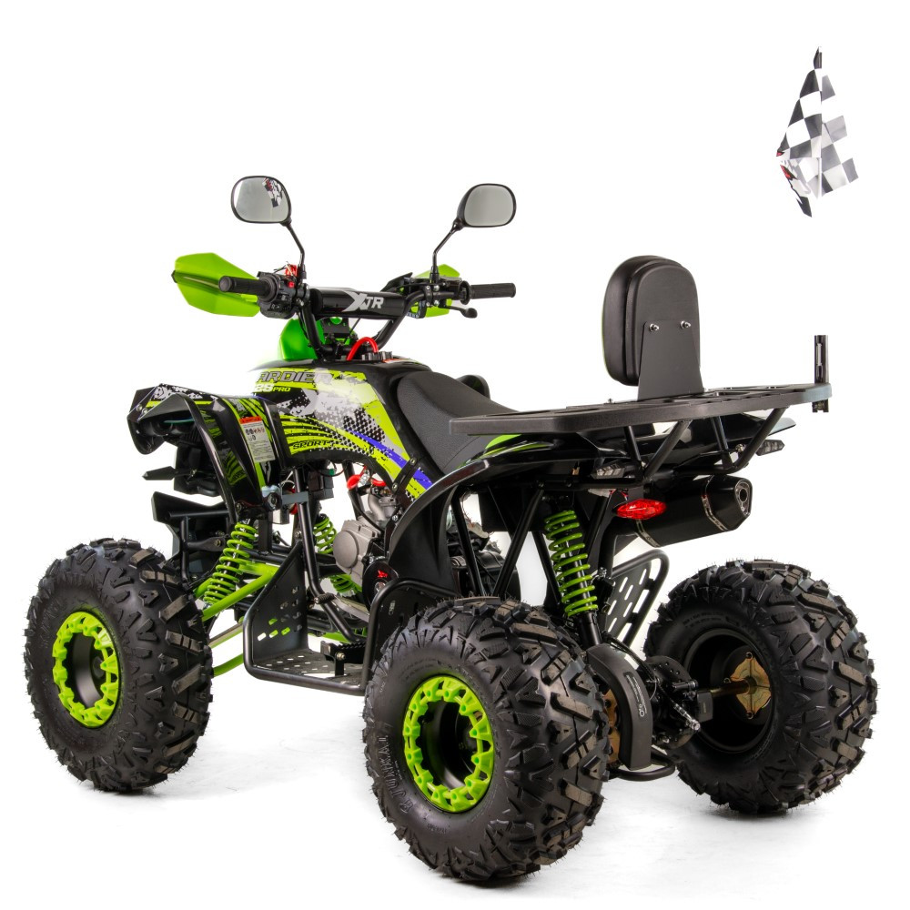 ATV XTR Varia Pro Bombardier 008/8, roti 8 inch, 125 cc, 1+1 viteze, culoare negru/lime [5]