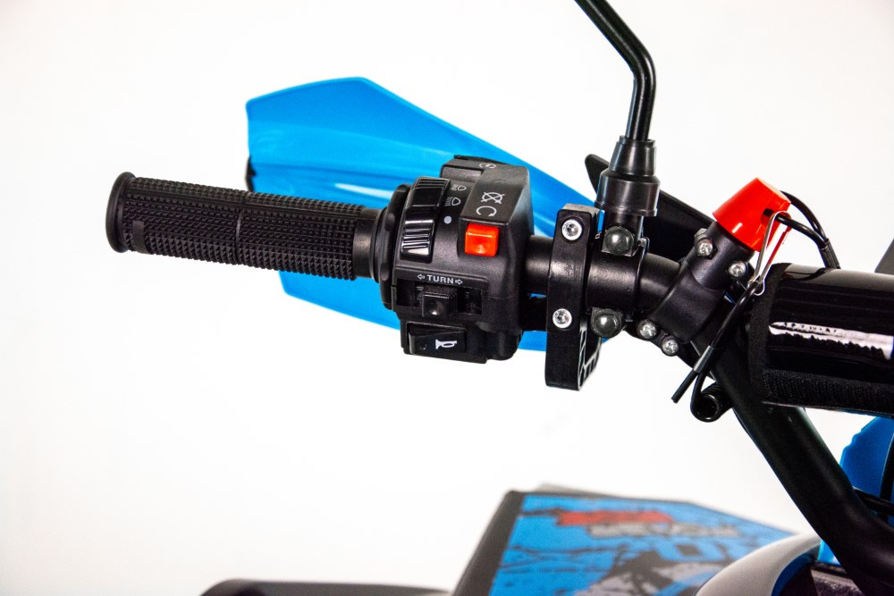 ATV XTR Varia Pro Bombardier 008/8, roti 8 inch, 125 cc, 1+1 viteze, culoare negru/rosu [13]