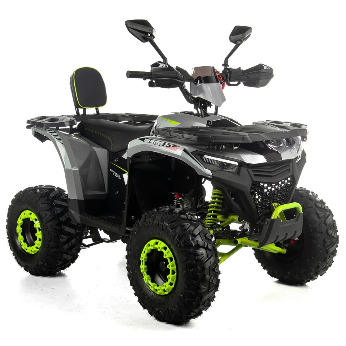 ATV XTR Pro Forest 125cc, 8 inch, Semi-Automat 3+1, Pornire Electrica, Gri-Lime [1]