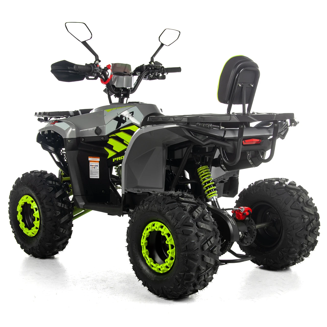 ATV XTR Pro Forest 125cc, 8 inch, Semi-Automat 3+1, Pornire Electrica, Gri-Lime [4]