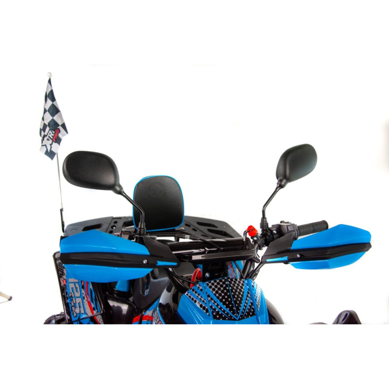 ATV XTR Varia Pro Bombardier 008/8, roti 8 inch, 125 cc, 3+1 viteze, culoare negru/rosu [10]