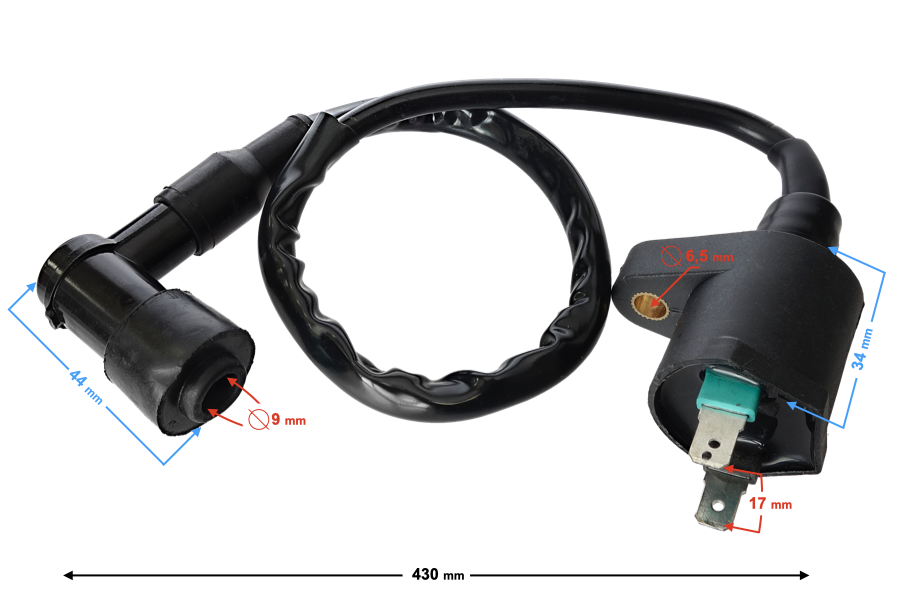 Bobina inductie si pipa aprindere, 2 fire [1]